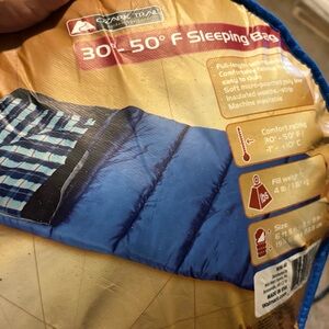 NEW Blue Sleeping Bag - 30°-50°F